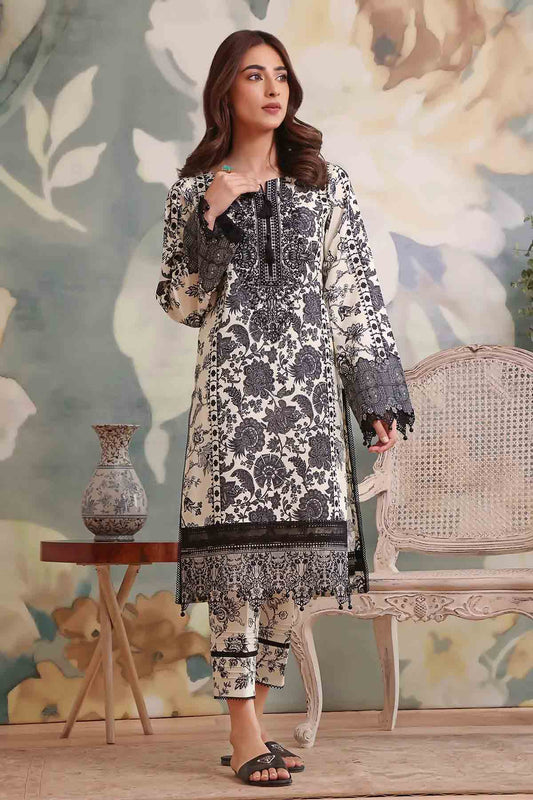 Jade Flora Embrodiered Black Pakistani Lawn Suits
