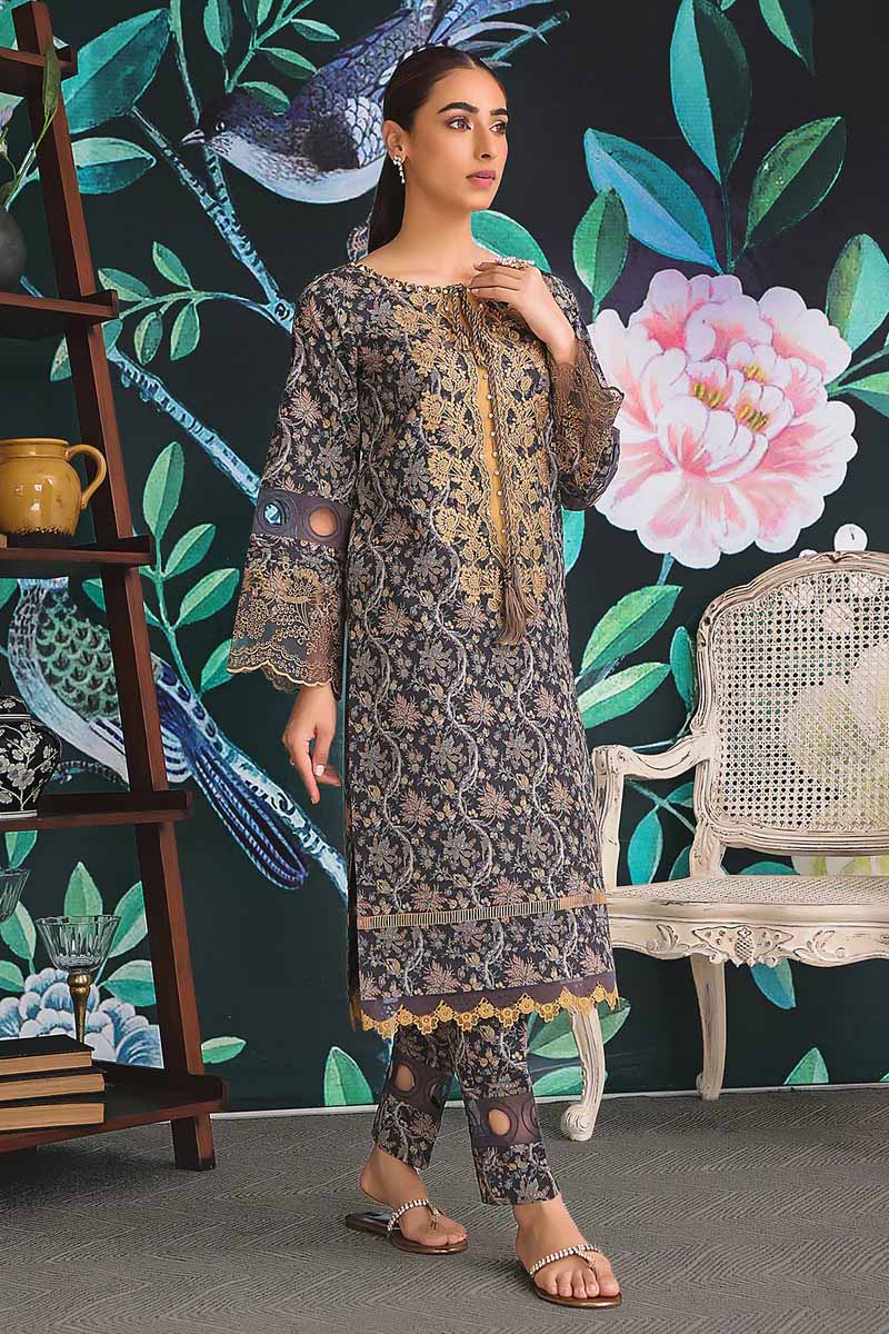 Jade Flora Embrodiered Pakistani Lawn Suits - Stilento