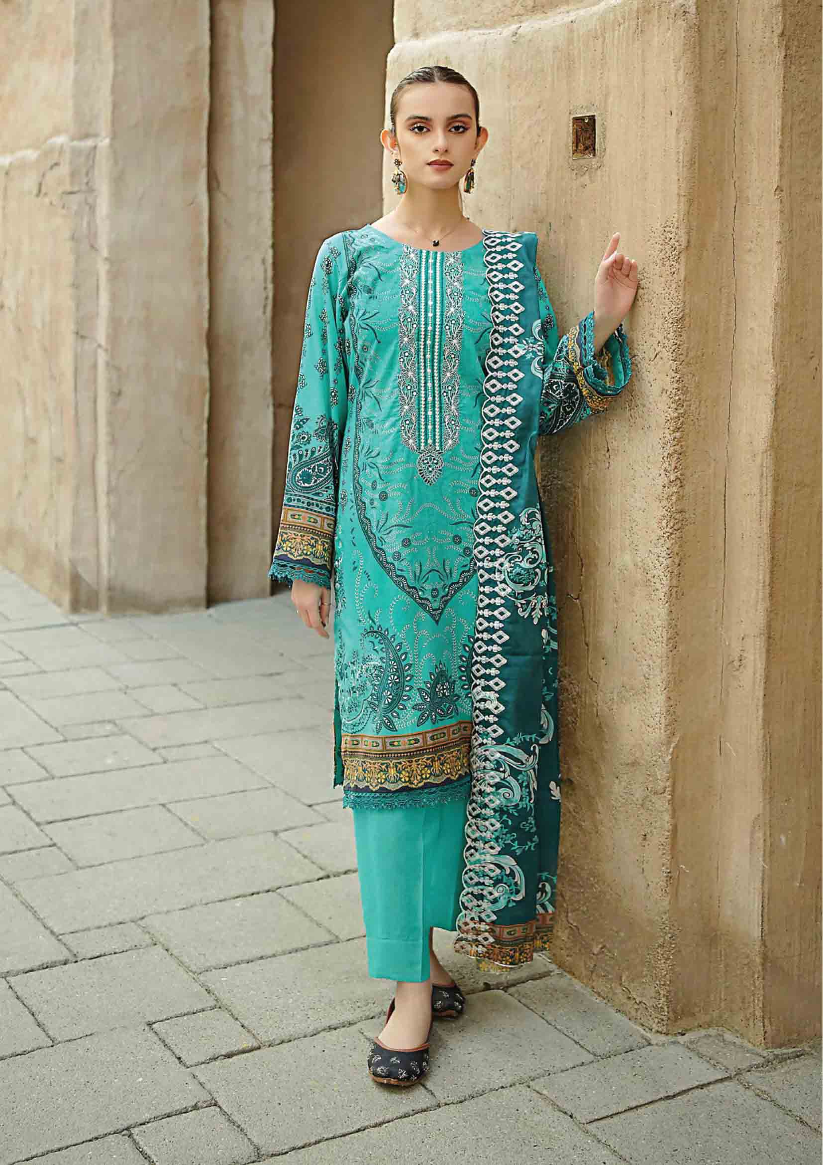 Dastaan By Dahiba Unstitched Lawn Original Pakistani Suit B10