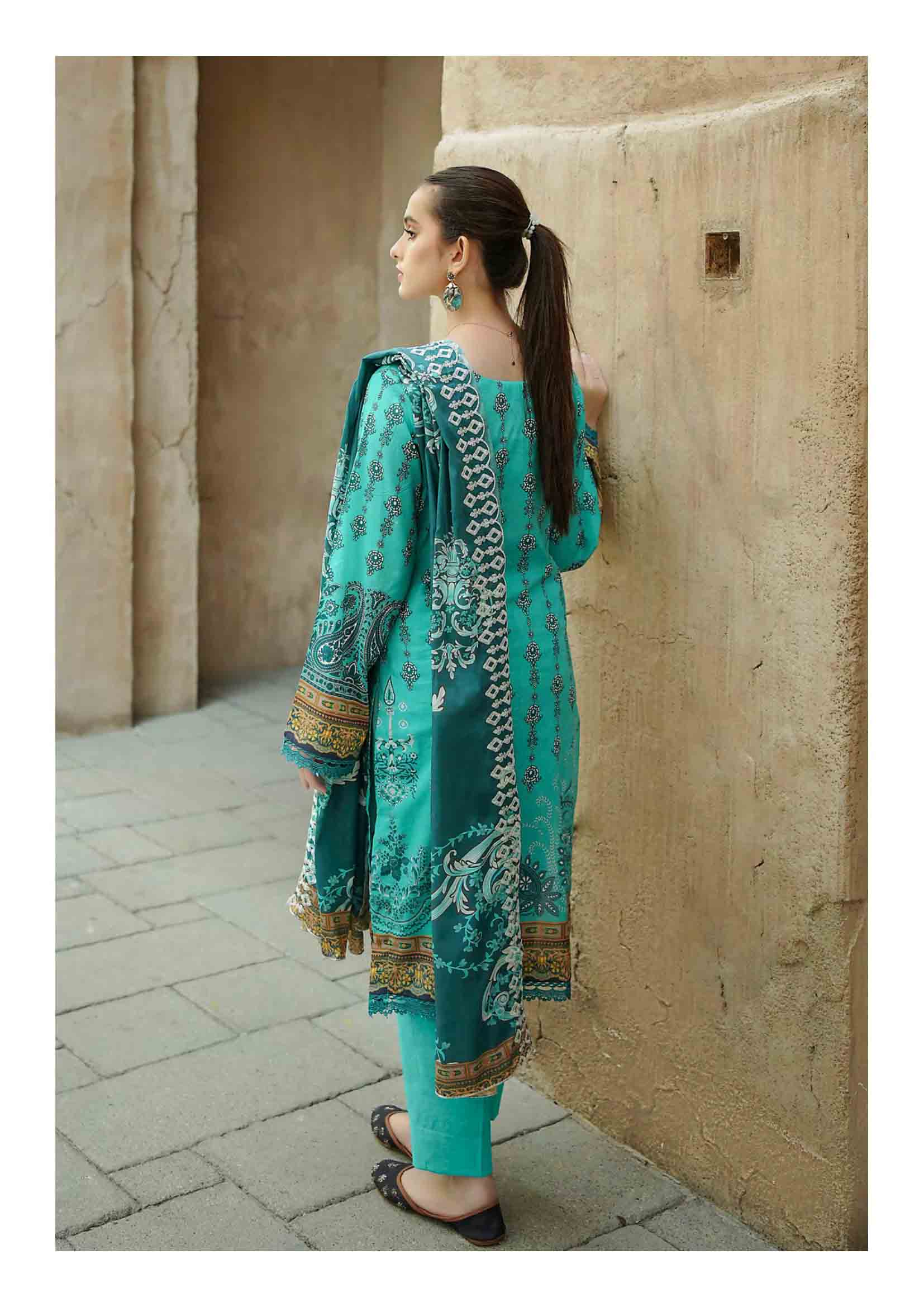 Dastaan By Dahiba Unstitched Lawn Original Pakistani Suit B10