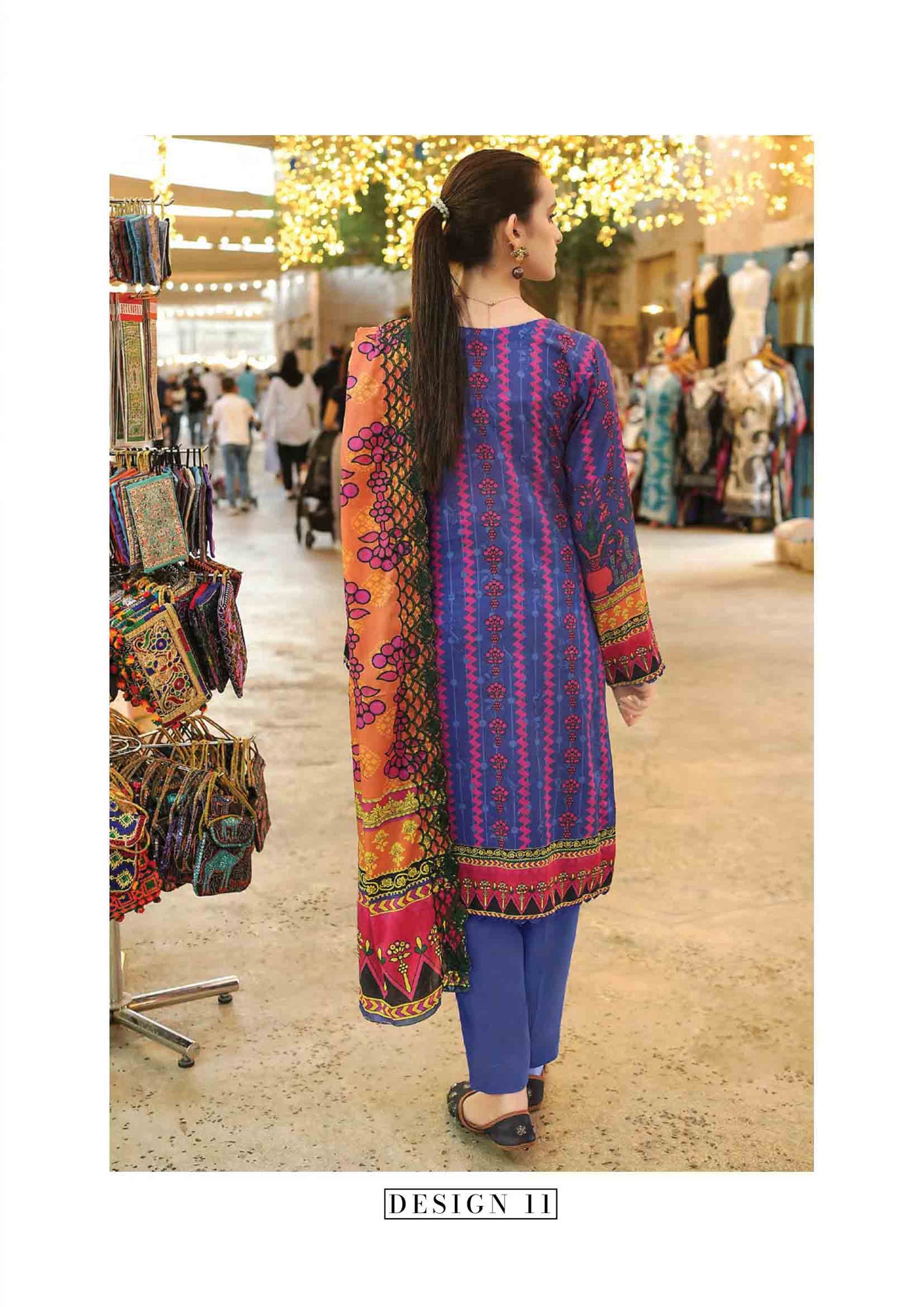 Dastaan By Dahiba Unstitched Lawn Original Pakistani Suit B11