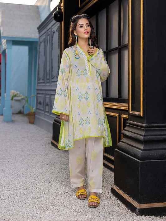 Charizma Nazneen Grey Printed Lawn Pakistani Suits