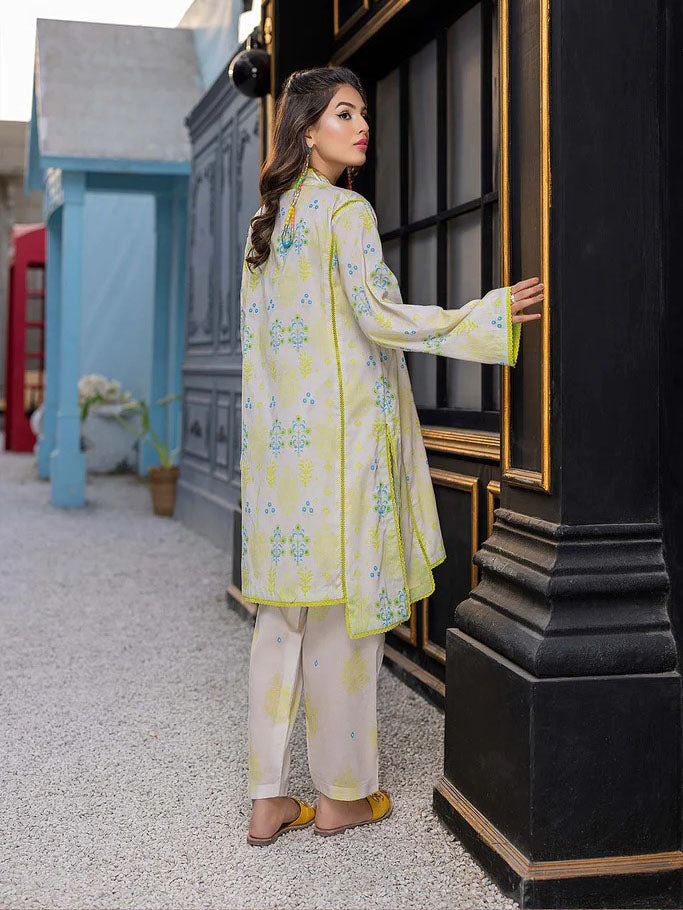 Charizma Nazneen Grey Printed Lawn Pakistani Suits - Stilento