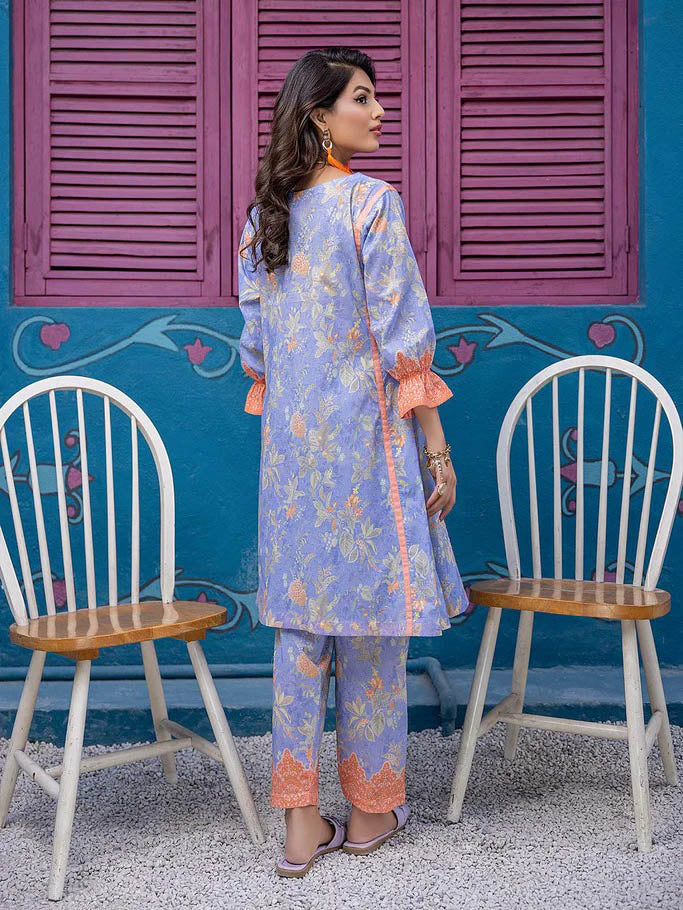 Charizma Nazneen Blue Printed Lawn Pakistani Suits - Stilento