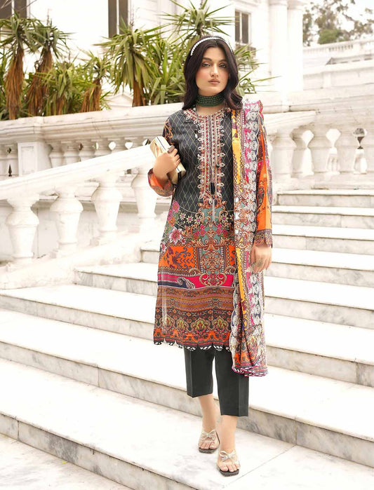 Ramsha Zesh Textile Unstitched Embroidered Lawn Pakistani Suits