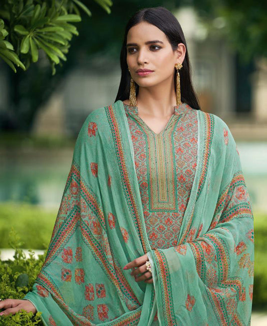 Cotton Unstitched Salwar Suit Dress Materials for Women