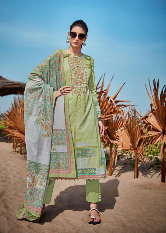 Mumtaz Arts Pure Lawn Cotton Unstitched Suit Set