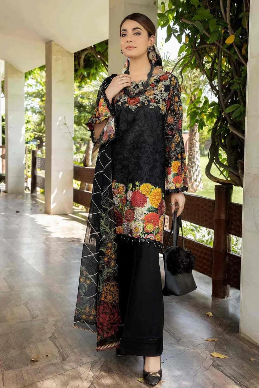 Adan's Libas Unstitched Printed Lawn Original Pakistani Suit