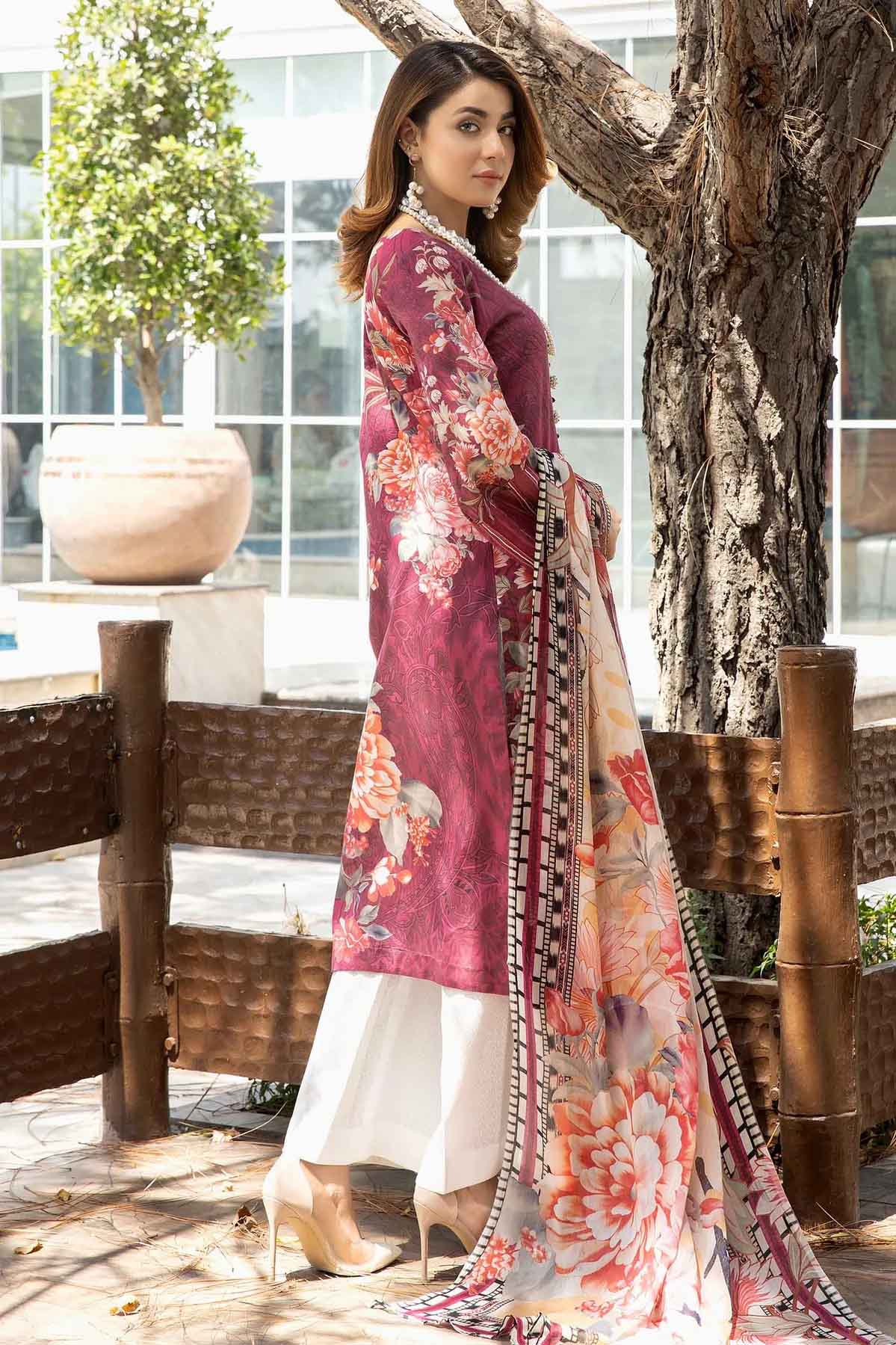Adan's Libas Unstitched Printed Lawn Original Pakistani Suit