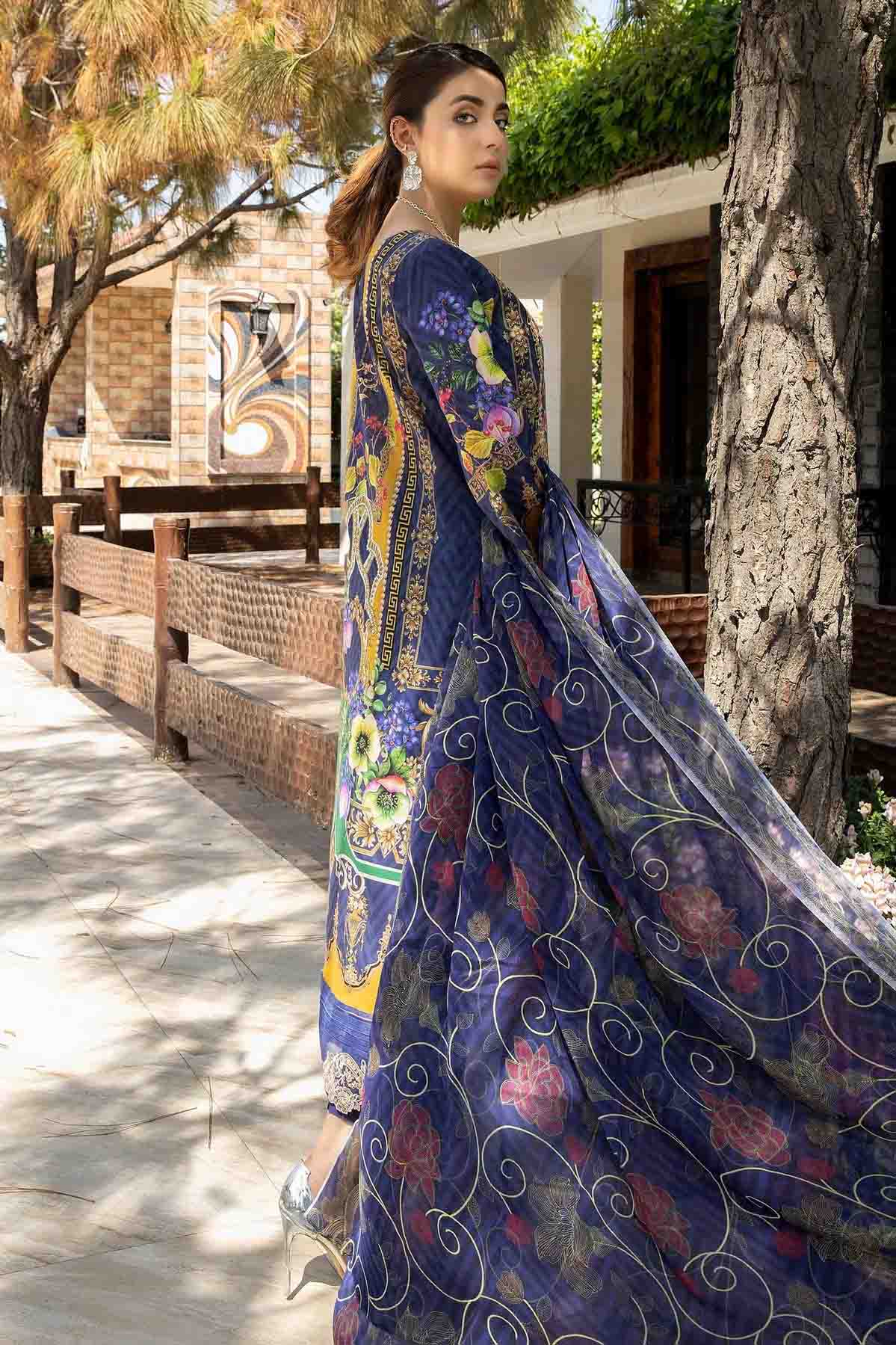 Adan's Libas Unstitched Printed Lawn Original Pakistani Suit
