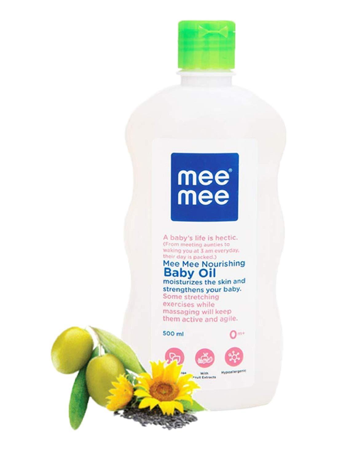 Baby Oil with Fruit Extract for New Born Kids Skin- 500 ml - Stilento