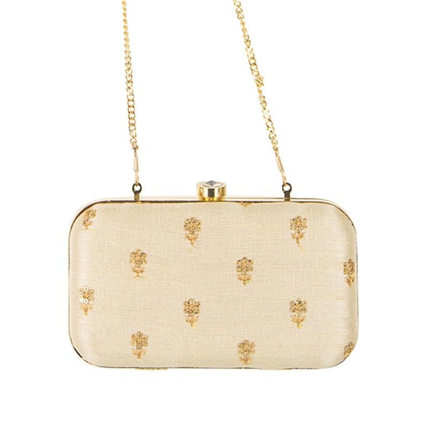 Beige Party wear Bridal Fancy Designer clutch Purse – Stilento