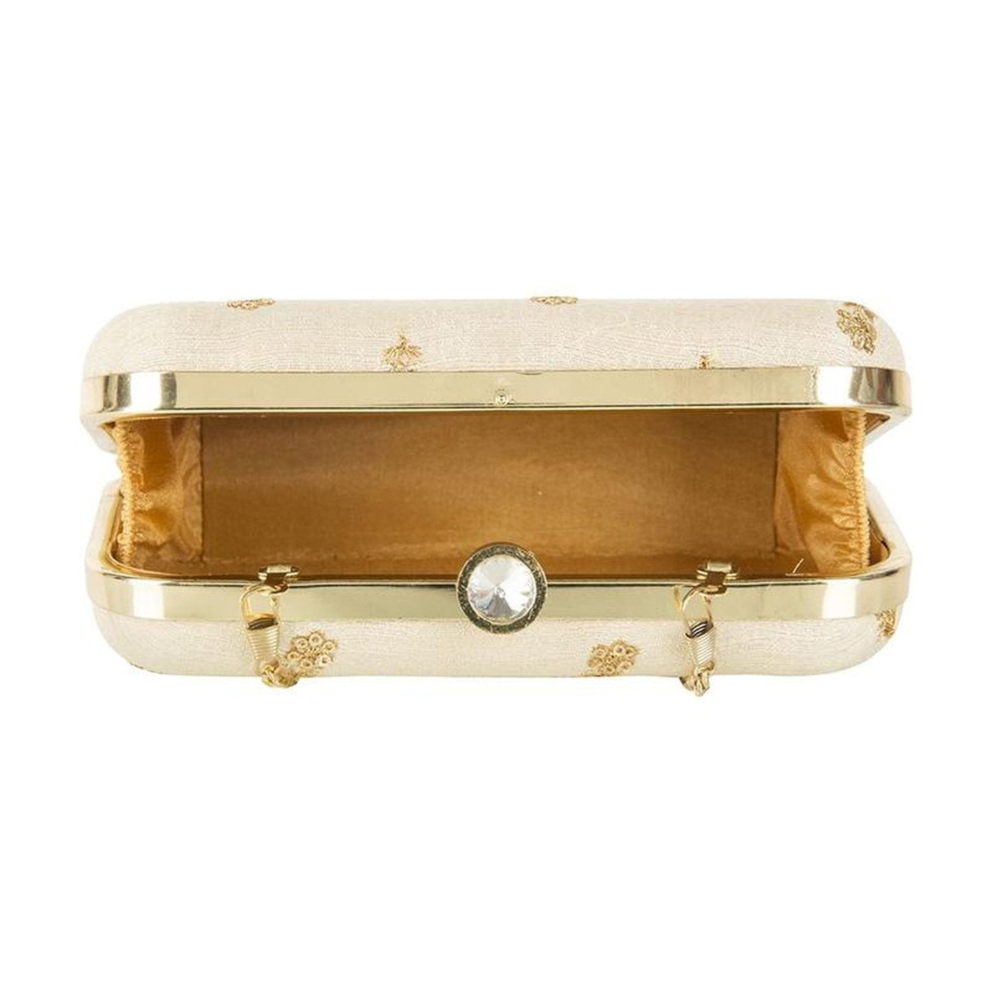 Beige Party wear Bridal Fancy Designer clutch Purse – Stilento