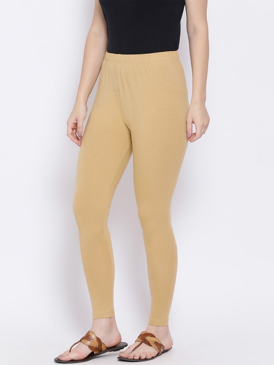 Beige Rupa Cotton leggings pants for Woman