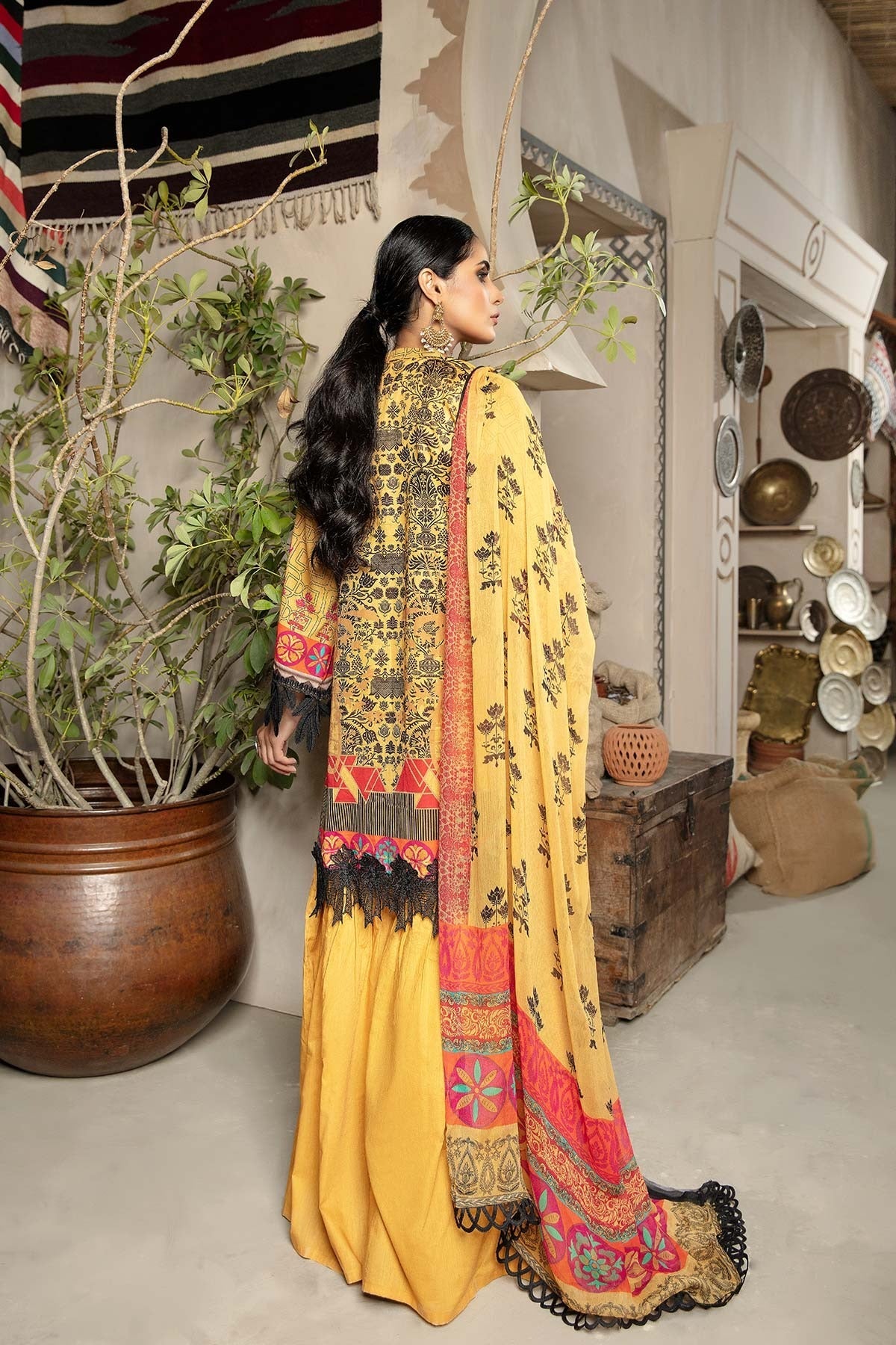 Bin Rashid Lawn Chikankari Pakistani Women Suits Collection