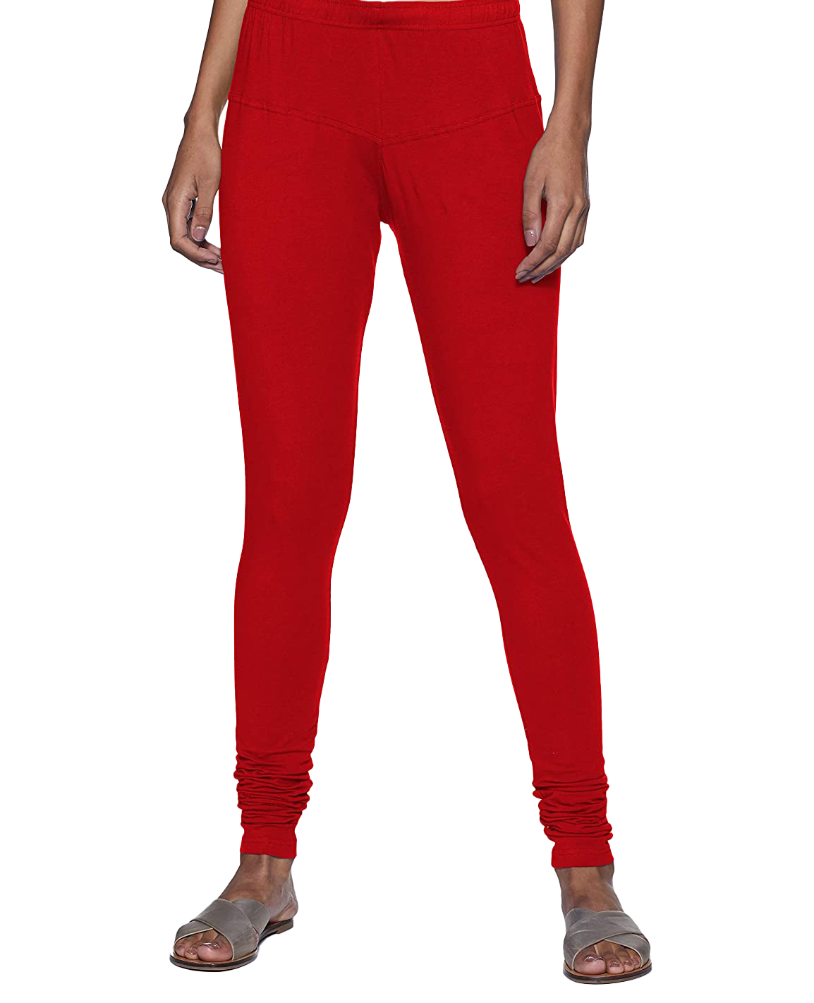 Buy Dollar Missy Black & Red Cotton Leggings ( Pack of 2) for Women Online  @ Tata CLiQ