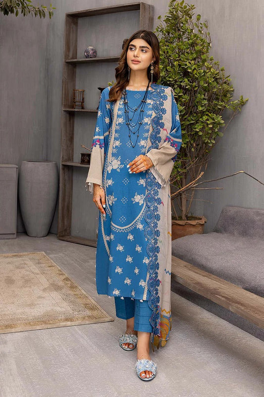 Charizma Pure Lawn Pakistani Unstitched Suit with Chiffon Dupatta