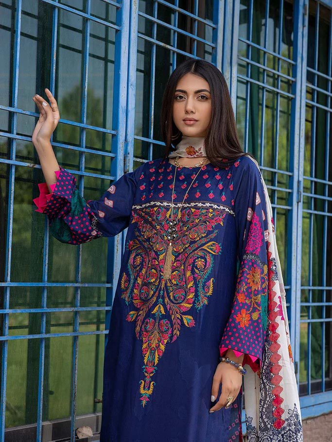 Charizma Reem Lawn Embroidered Unstiched Pakistani Suit - Stilento