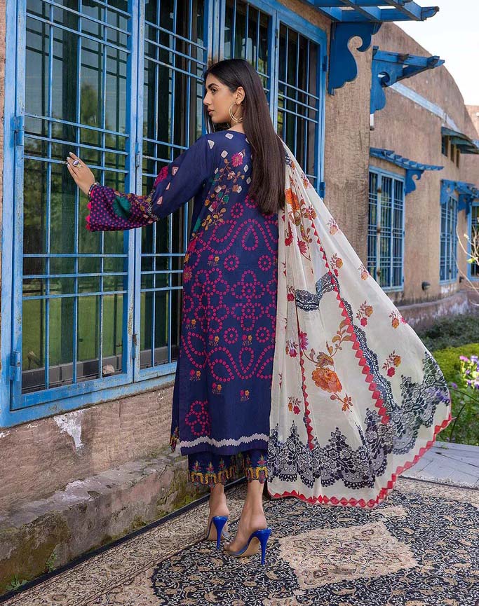 Charizma Reem Lawn Embroidered Unstiched Pakistani Suit - Stilento