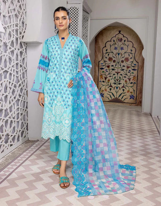 Charizma Women Pure Lawn Embroidered Unstitched Pakistani Suit