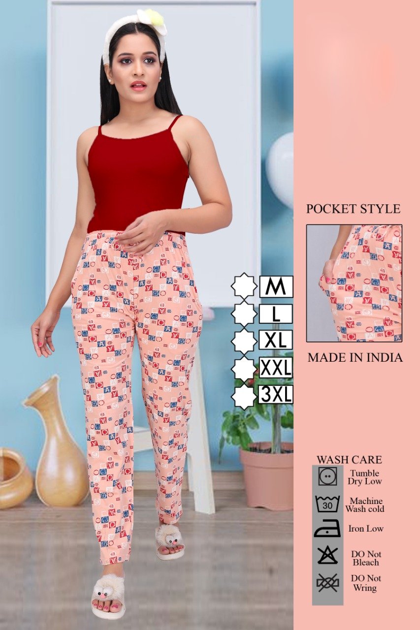 Comfort Wear Printed Soft Cotton Women Pajamas