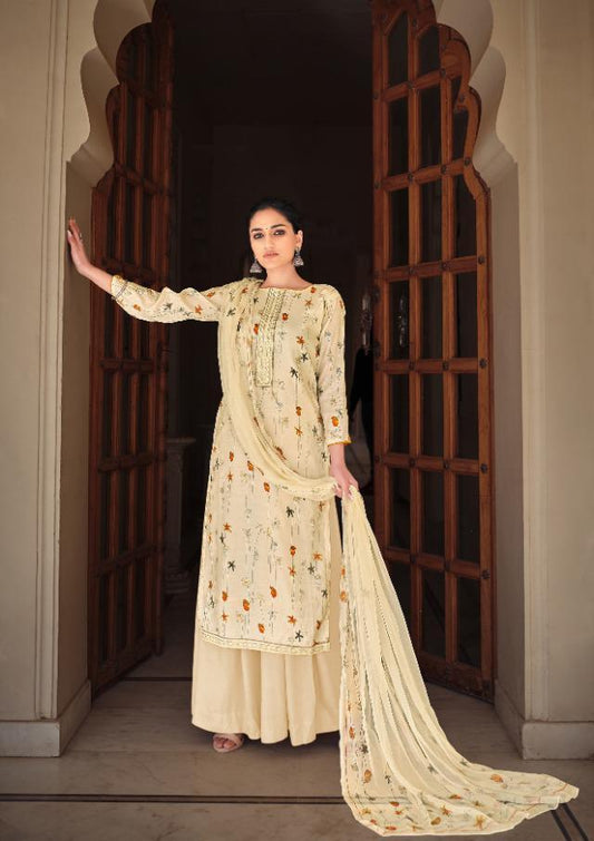 Cotton Silk Beautiful Floral Printed Salwar kameez material