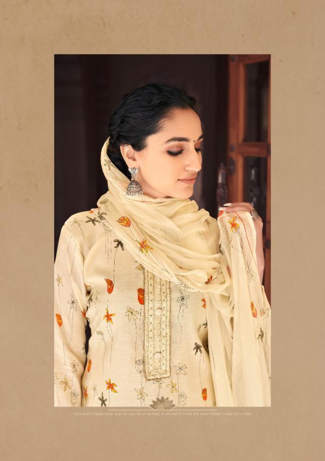 Cotton Silk Beautiful Floral Printed Salwar kameez material - Stilento