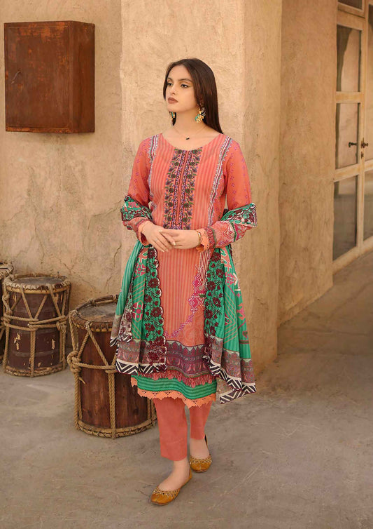 Dastaan Women Unstitched Pure Lawn Original Pakistani Suit