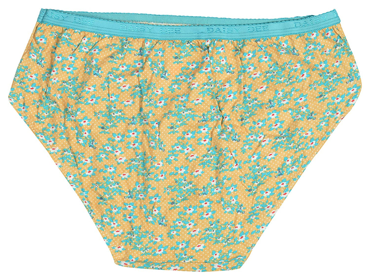 Daisy Dee Women's Cotton Rose Hipster Panty Briefs (Pack of 3)