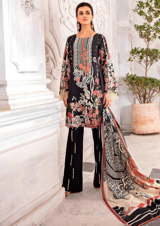 Deepsy Pakistani Cotton Black Unstitched Suit