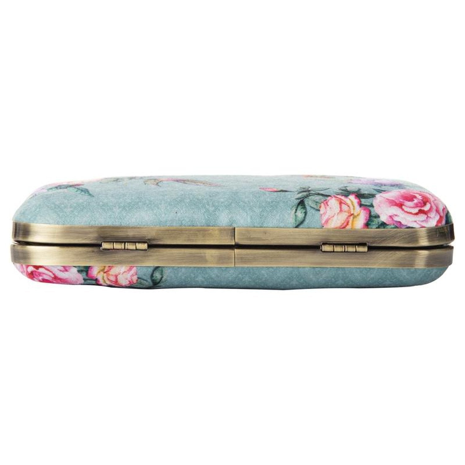 Daisy Pink Floral Clutch