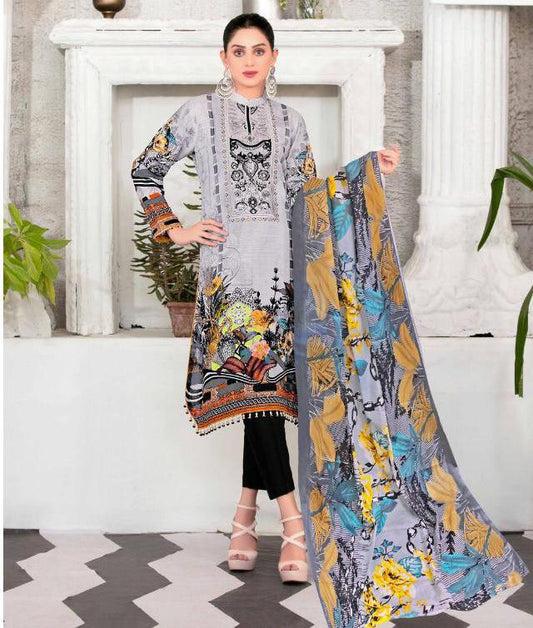Designer Lawn Cotton Salwar Kameez Dress Material