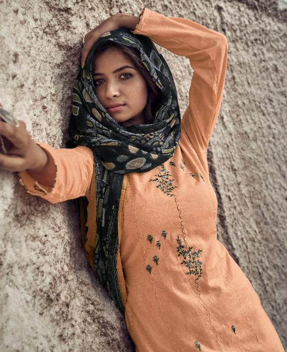 Designer Salwar Cotton Suits Set for Women with Embroidery - Stilento