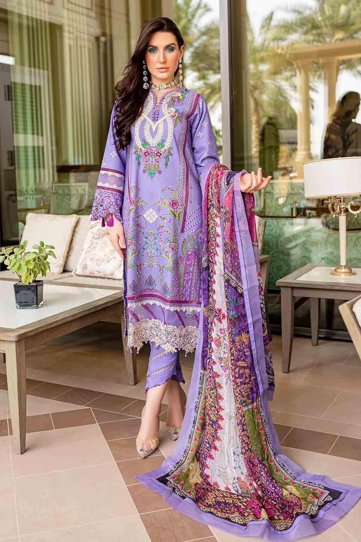 Jade Bliss Pakistani Suit Lawn Collection 2023 BL20068A
