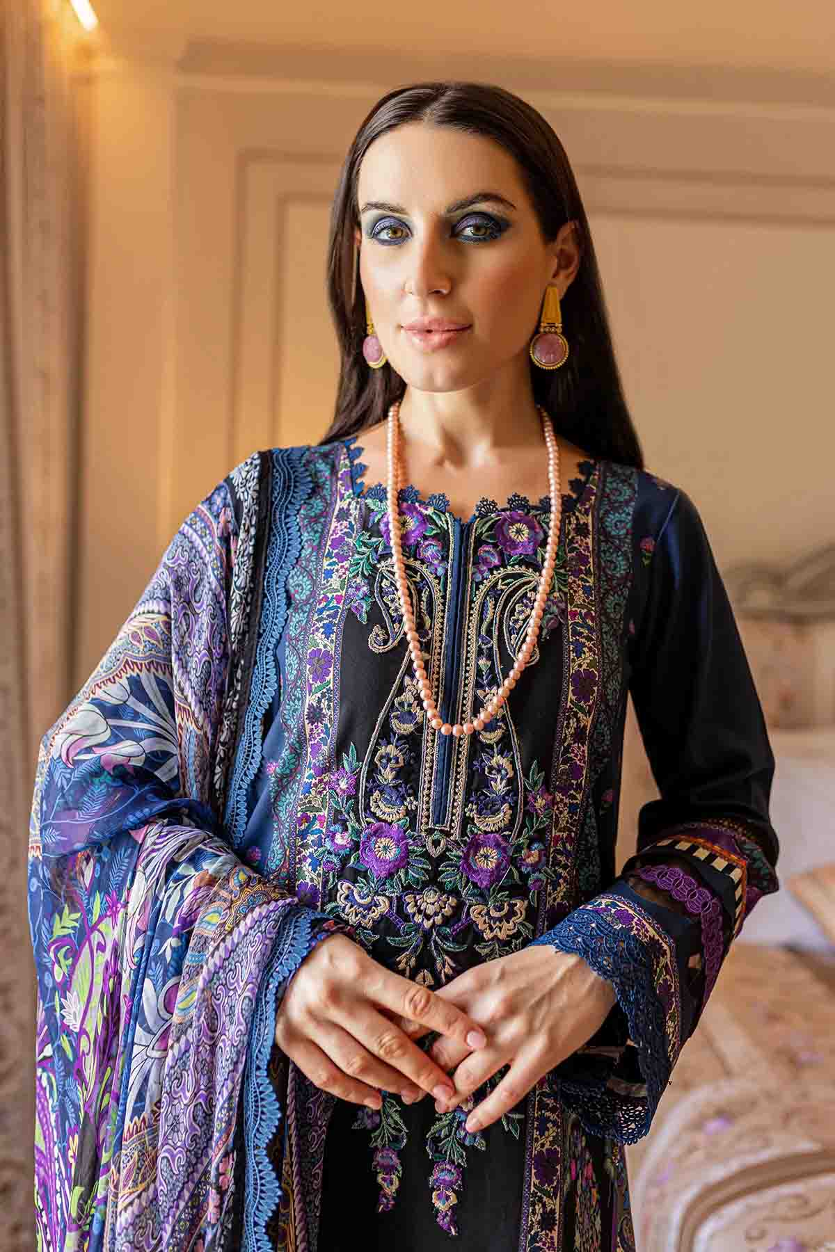 Jade Bliss Pakistani Suit Lawn Collection 2023 BL20076B