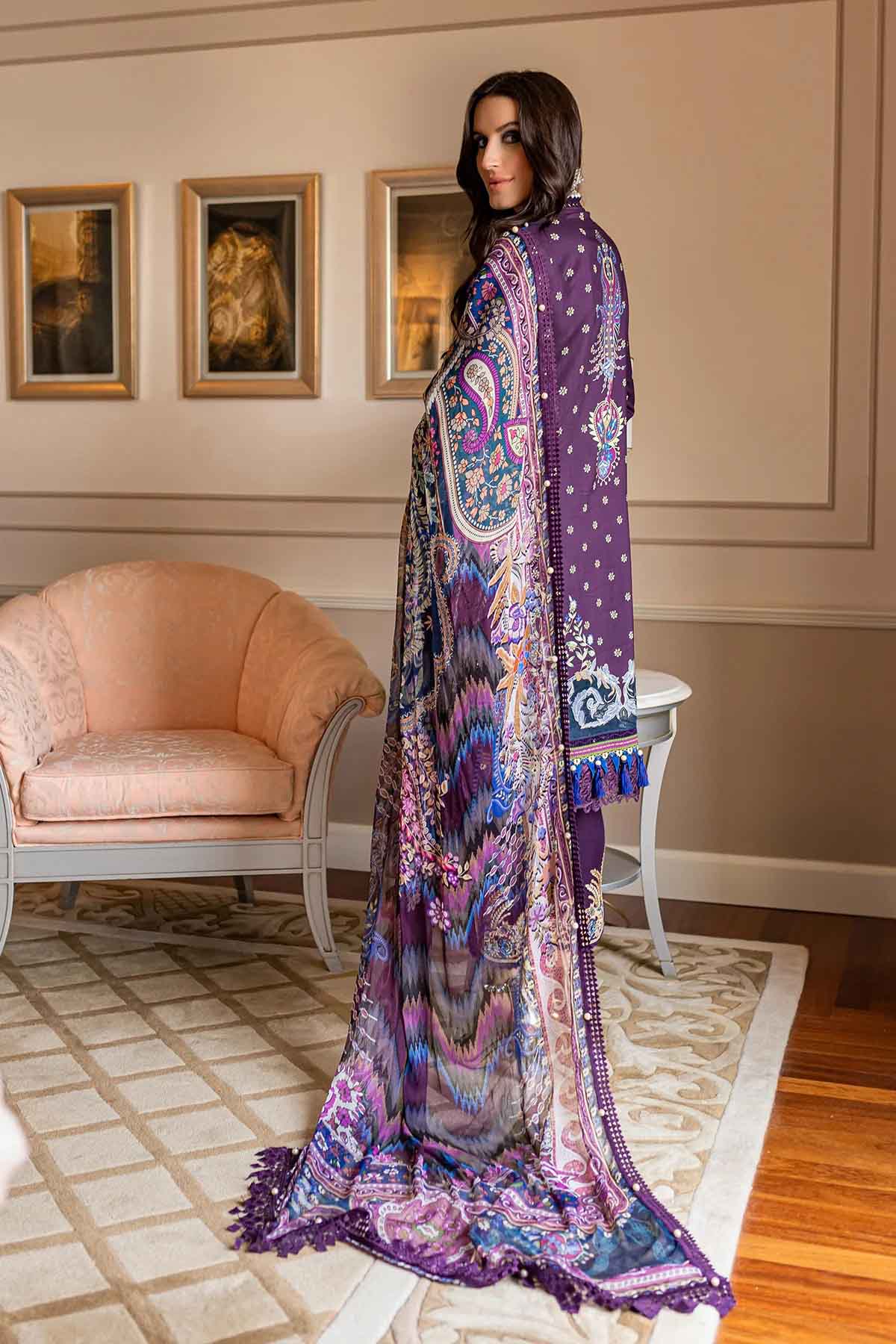 Jade Bliss Pakistani Suit Lawn Collection 2023 BL20055B