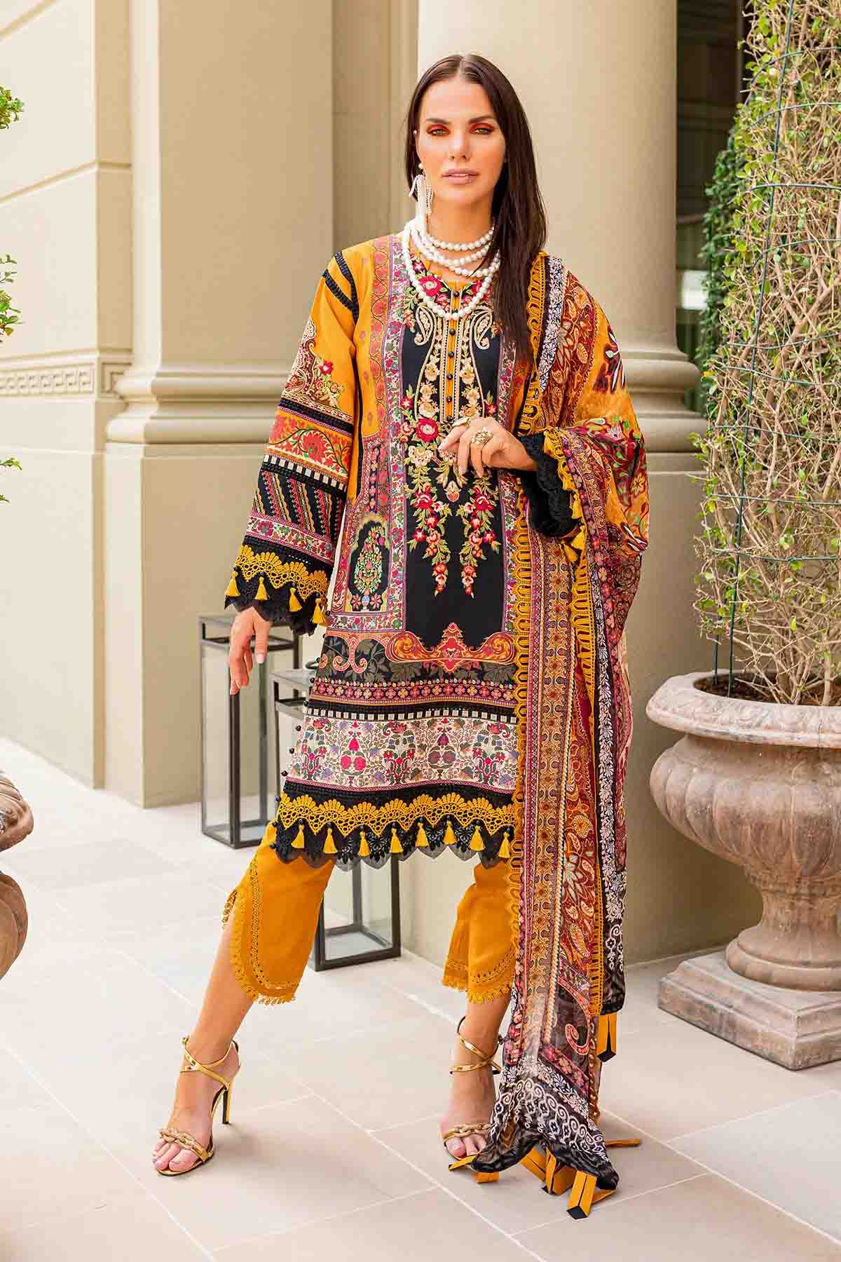 Jade Bliss Pakistani Suit Lawn Collection 2023 BL20076A