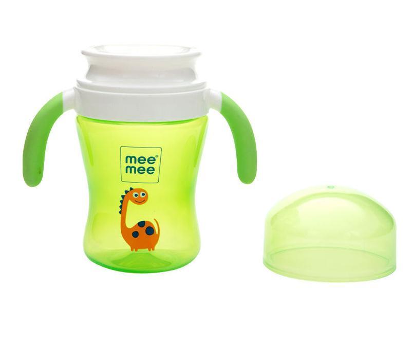 Easy Grip 360° Trainer Sipper Feeding Mug Cup for Baby Green (240 ml) - Stilento