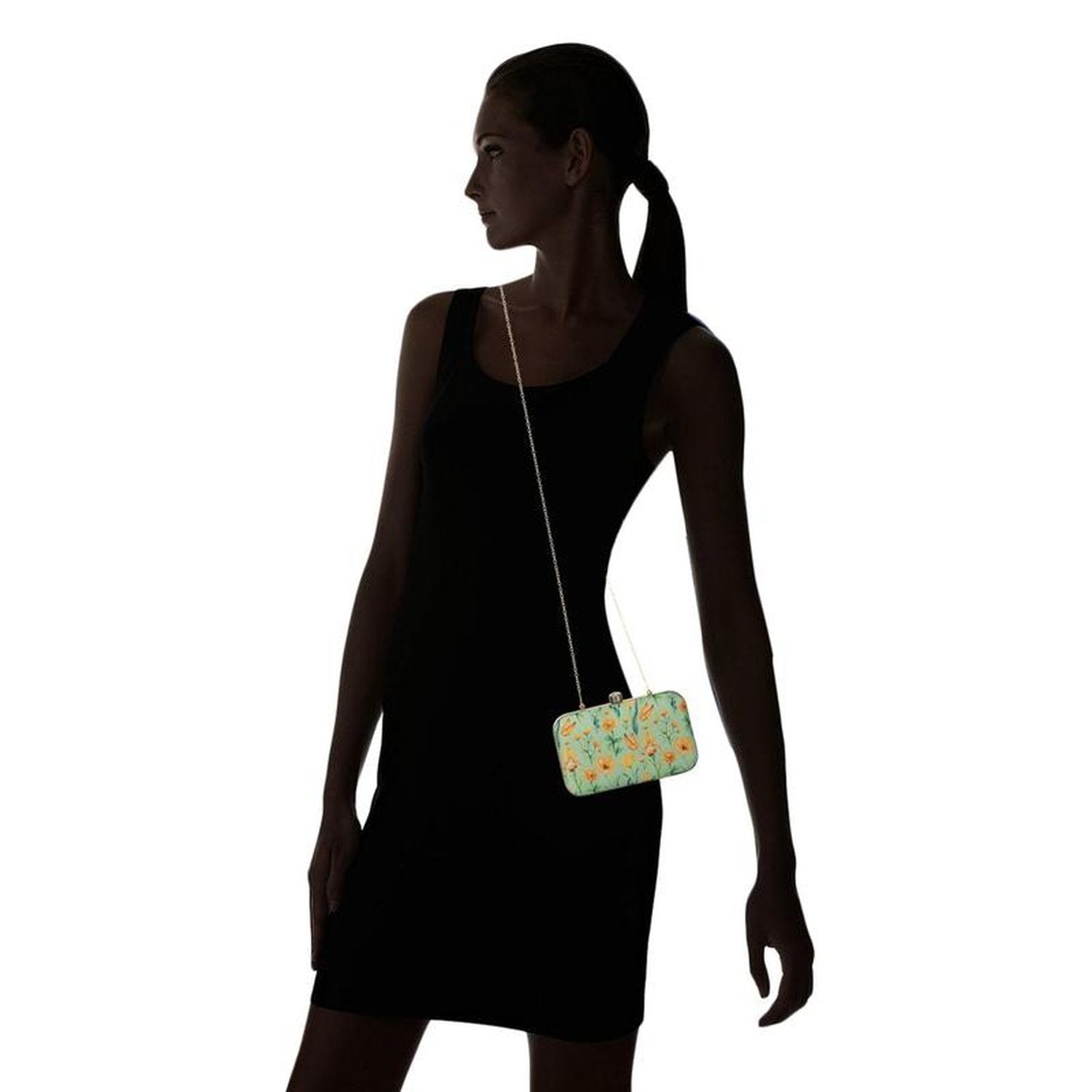 Acrylic Box Evening Bag, Women Clear Clutch Purse, Transparent Crossbody  Shoulder Handle Handbag Fits Party, School Prom & Concerts (Black): Handbags:  Amazon.com