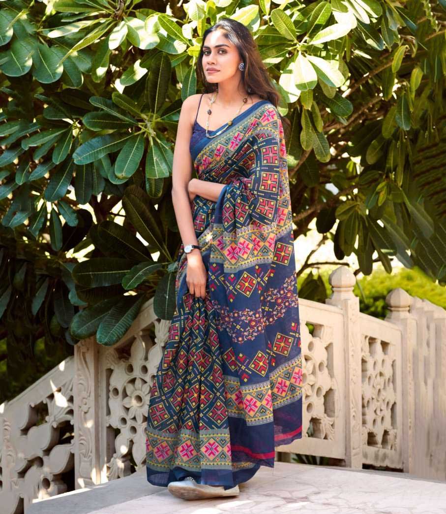 Fancy Printed Daily Wear Sonakshi Silk Sarees