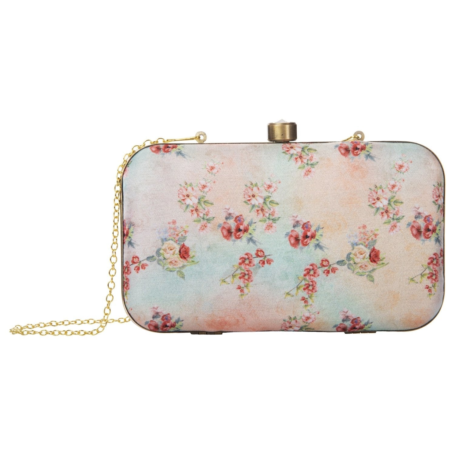 Zardozi handwork Clutch purse, women's bag , 1 compartment , beautiful  desigm - Traditionally Yours