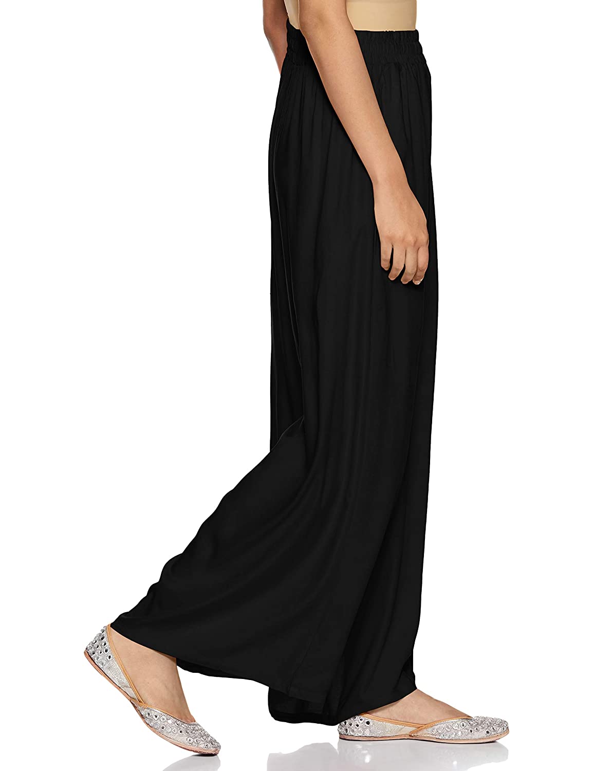 Buy online Black Cotton Pant for women and girls at best price at bibain   BOTTOMW14910SS22BLK