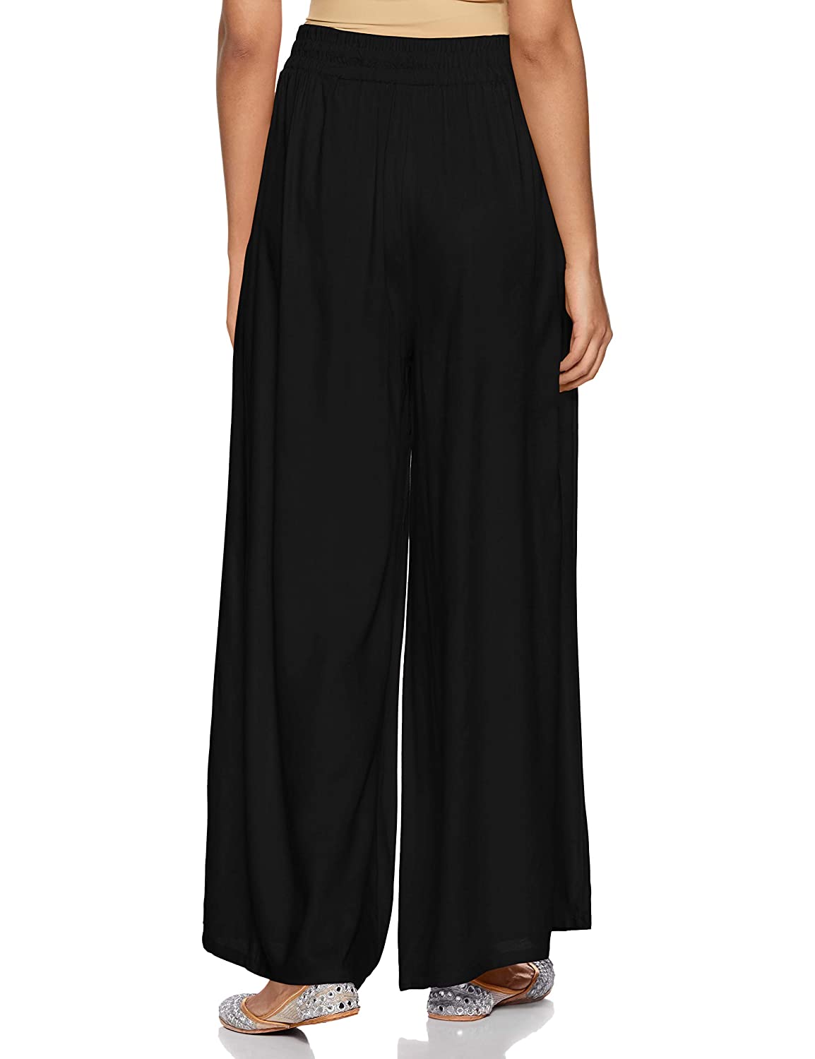 100 Pure Cotton Formal Wear Stylish Black Palazzo Pants For Ladies Bust  Size 5Xl Inch In at Best Price in Ahmedabad  Rishi Creation
