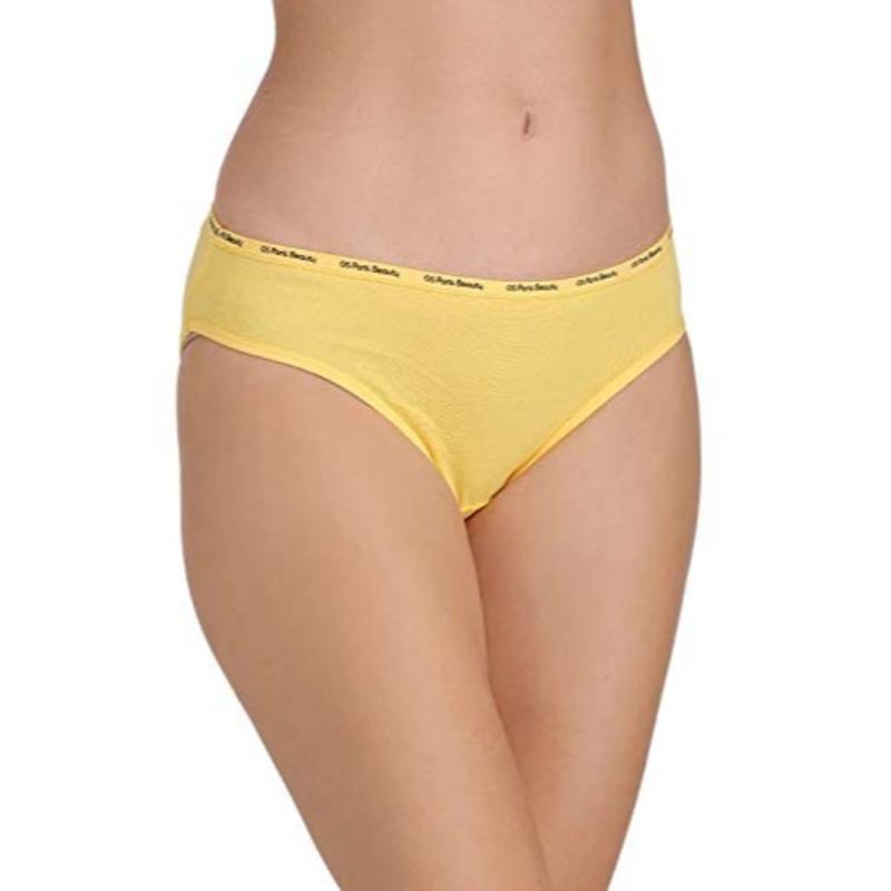 Groversons Paris Beauty women's Bikini Low Rise Panty Brief (Pack of 3)