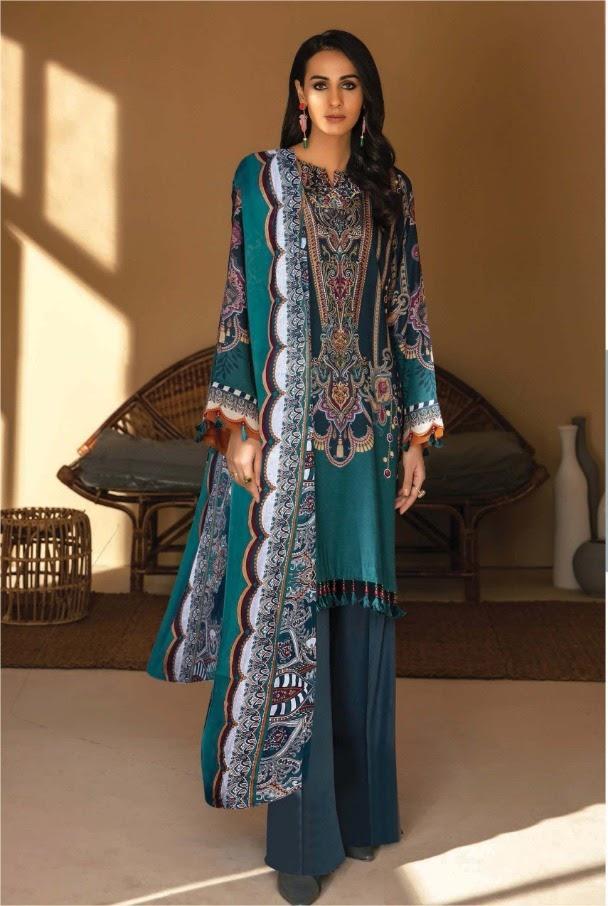 Iris Cotton Pakistani Suits Dress Material for Women - Stilento