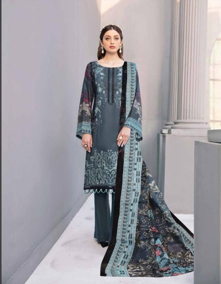 Karachi Cotton Printed Suits Dress Material - Stilento