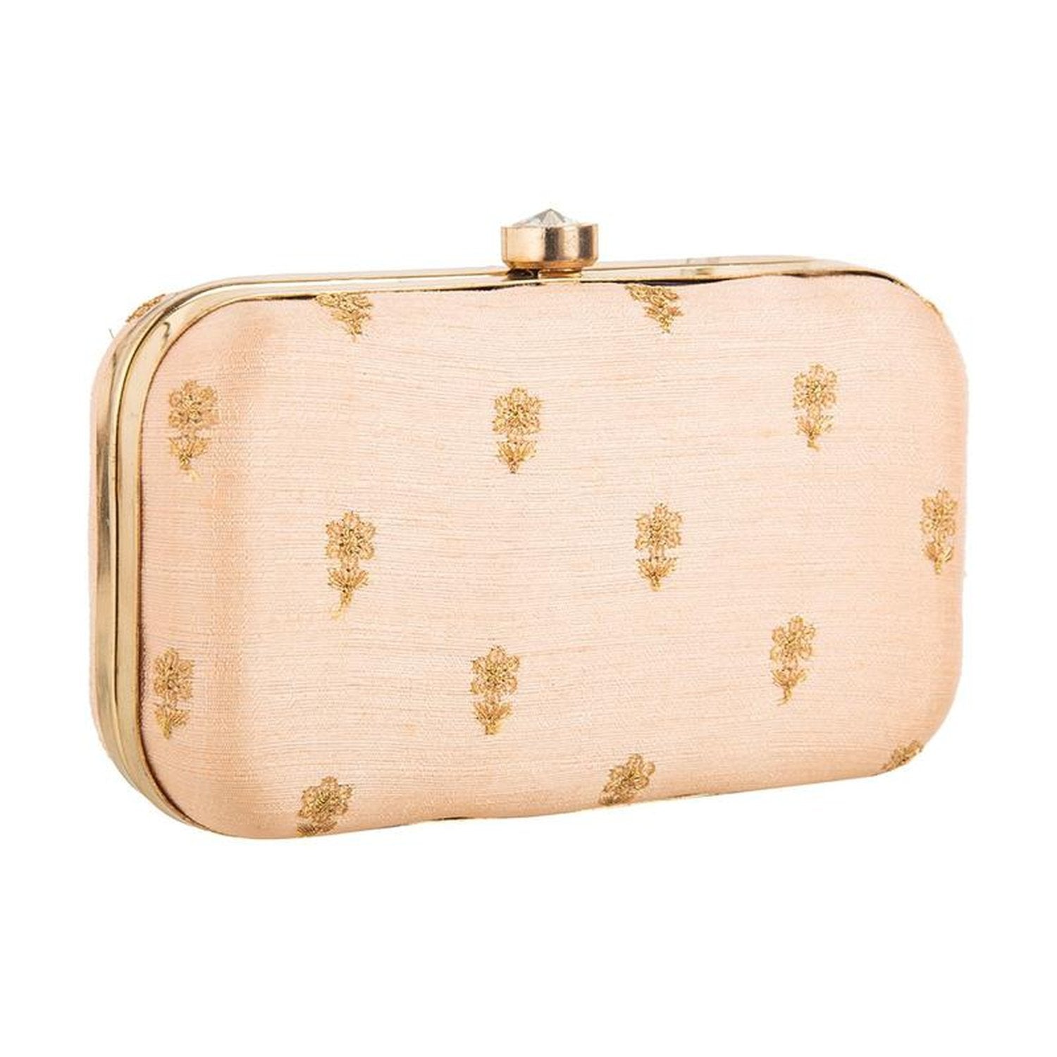 Artklim Golden Brocade Party Clutch