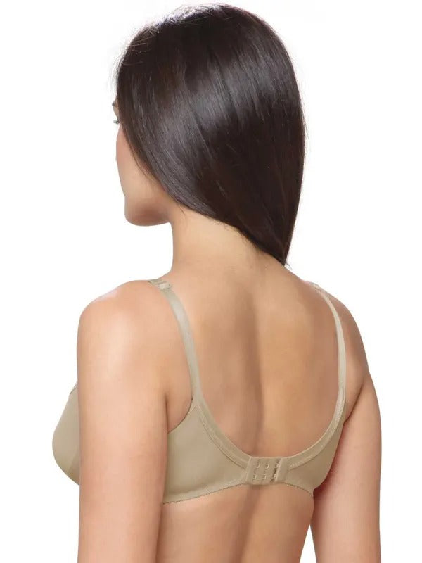 Lovable All Day Long Beige Cotton Bra for Women - Stilento