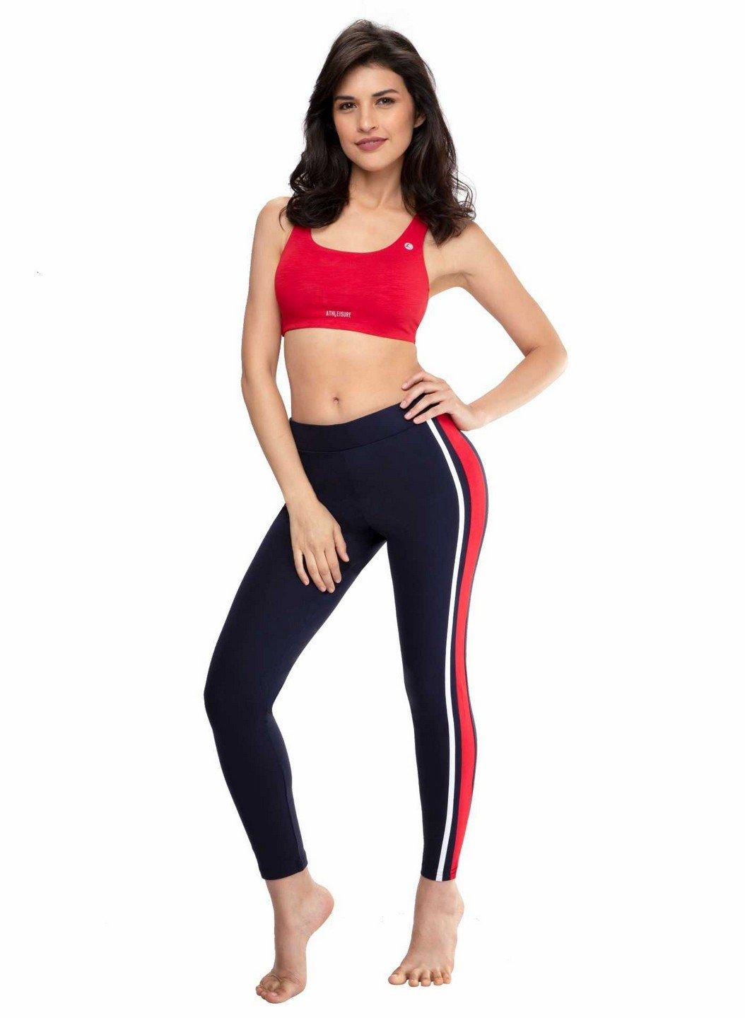 Buy SOIE Women Polyester Blend Sports Leggings High Waist Ankle Length 2  Side Pockets Quick Dry Squat Proof Athleisure Tights for Workout, Yoga,  Gym, Blush, S at Amazon.in