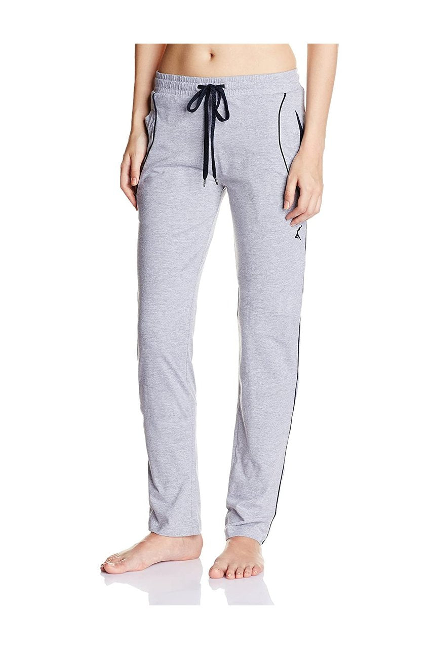 Lovable Cotton Gym Wear Grey Track Pants for ladies - Stilento